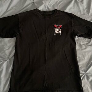 YouTuber Kreek Craft Black Graphic Tee
